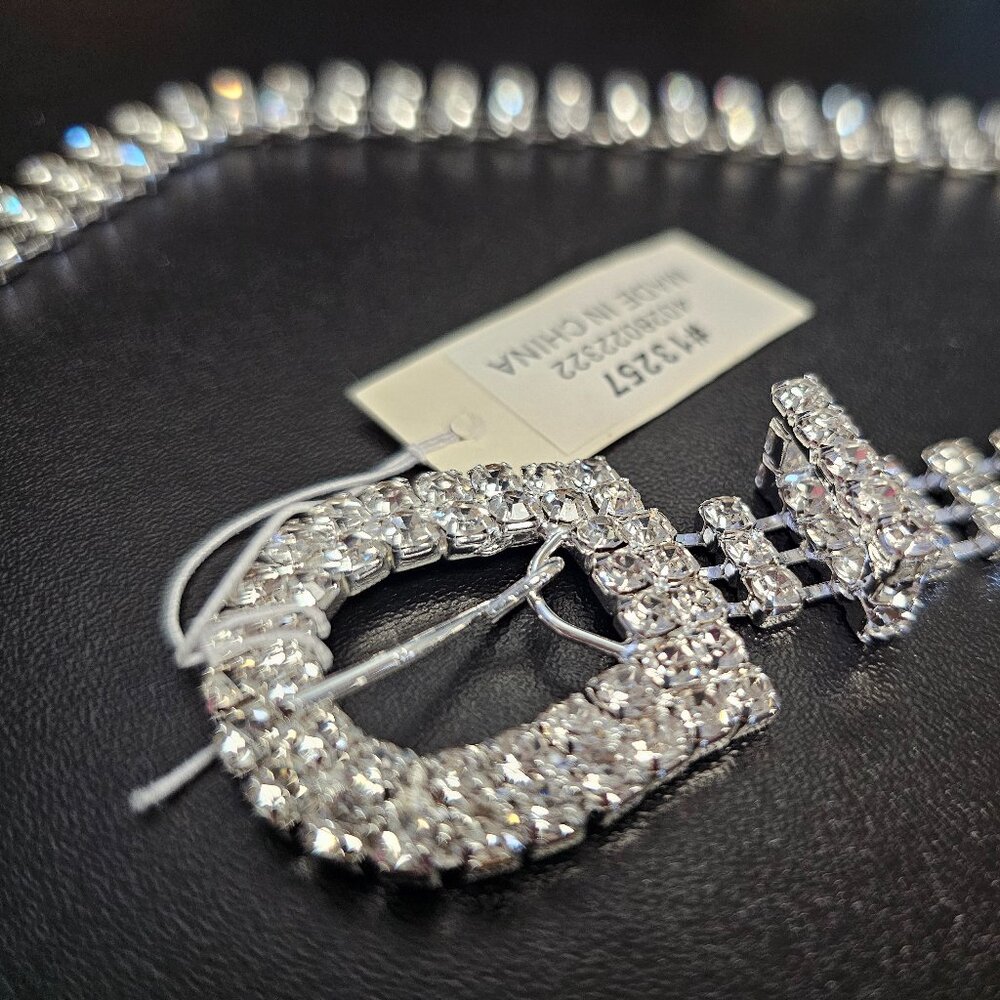 NWT Decorative Rhinestone Belt- 38"
